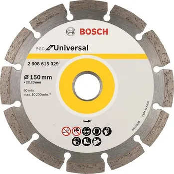 Příslušenství k brusce BOSCH Diamantový dělicí kotouč ECO For Universal 150 × 22,23 × 2,1 × 7 mm 2.608.615.042