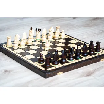 Šachy Dřevěné šachy Královské střední + doprava zdarma