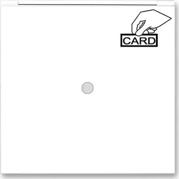 vypínač 3559M-A00700 03 ABB Neo kryt ovladače na karty s průzorem bílá