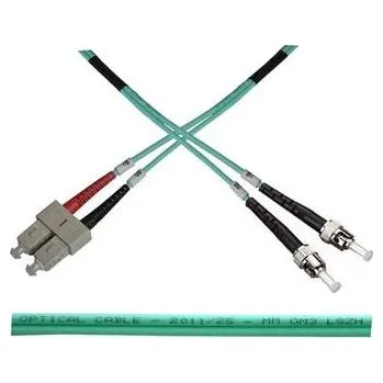 Síťový kabel Optický patch cord Optix 50/125 OM3 ST-SC duplex 3mm Délka: 0,5m