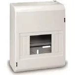 Kryt jističe 6MB bílý pro 3-6 modulů plombovatelný se svorkou E2x4 Elcon