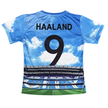 Fotbal Numberoplus Dětský fotbalový dres tričko - Haaland Manchester City Velikost: 10-let (vel.134)