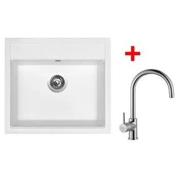 Granitový dřez Sinks SOLO 560 Milk + Vitalia