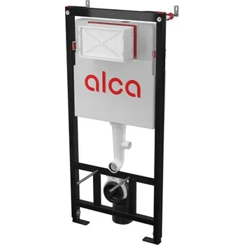 WC sada Alcadrain ALCA SÁDROMODUL montážní prvek pro WC 112 cm, se splachovací nádržkou