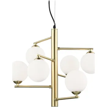 WILK6KU SESSAK WILK6KU Willa K36018-6KU - Elegantní závěsné svítidlo se šesti stínidly 25W, zlatá Nordlux