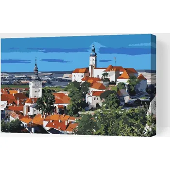 Malování podle čísel Painting Queens, Malování podle čísel, Mikulov 2, 60 × 80 cm, vypnuté plátno na rám