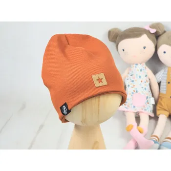 Kojenecká čepice Dvouvrstvá čepice žebrovaná (Conaq) Velikost: 48–50 cm (1,5–3 roky)