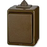 Spínač jednopólový hnědý řazení 1 IP44 3553-01929 H ABB