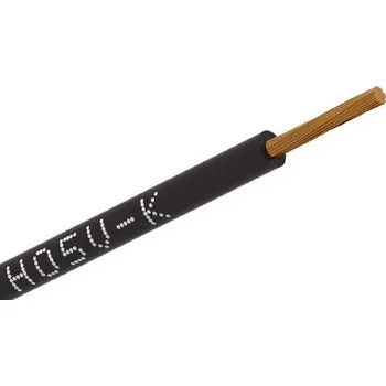 elektrický kabel H07V-K 2,5mm (CYA) černý kabel