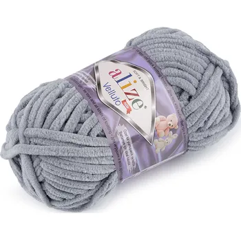 Příze Pletací žinylková příze Alize Velluto 100 g