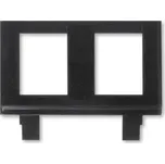 ABB 5014E-B01018 Nosná maska pro 2 komunikační zásuvky keystone černá