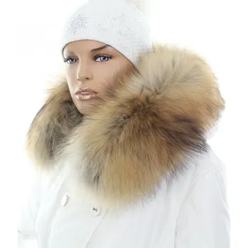 Kožešinový lem na kapuci - límec mývalovec M 152 (75 cm)