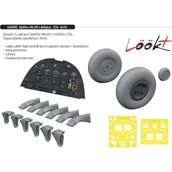 Plastikový model Eduard 1/24 Spitfire Mk.VIII LööKplus (AIRFIX)