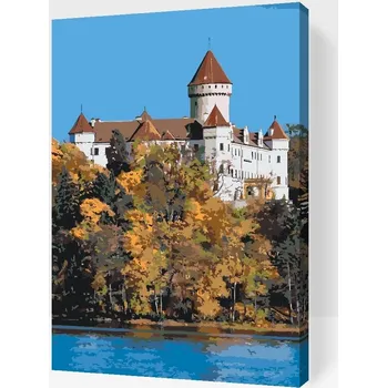 Malování podle čísel Painting Queens, Malování podle čísel, Konopiště, 60 × 80 cm, bez rámu a bez vypnutí plátna