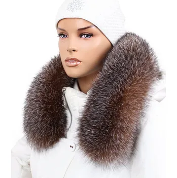 Sikora Kožešinový lem na kapuci - límec liška bluefrost wolf LBW 01/7 (74 cm)