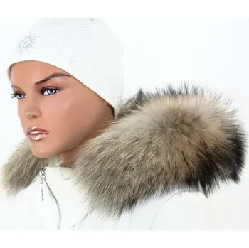 Kožešinový lem na kapuci - límec mývalovec M 51/20 (65 cm)