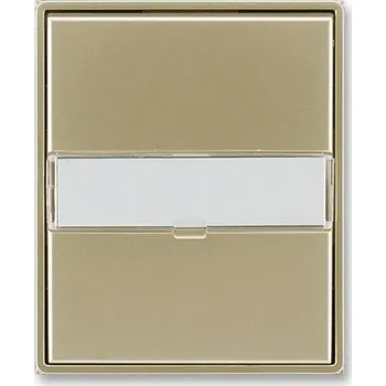 Elektroinstalační materiál ABB 3558E-A00610 33H Time Kryt jednoduchý s popisovým polem šampaňská