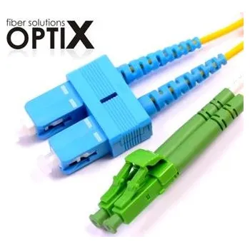 Síťový kabel Optický patch cord Optix 9/125 OS2 SC-LC UPC-APC duplex 3mm Délka: 0,5m