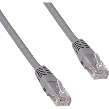 Síťový kabel UTP patch kabel OPTIX Cat.5e, šedý Délka: 1,5m