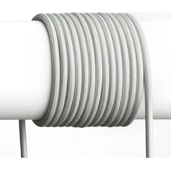 elektrický kabel R12223 FIT textilní kabel 3x0,75mm barva šedá