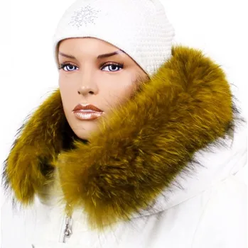 Kožešinový lem na kapuci - límec mývalovec M 119/2 (70 cm)