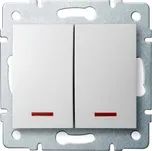 Kanlux 25079 LOGI Sdružený lustrový vypínač s LED - č. 5 - bílá