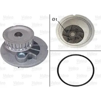 Chladič motoru Vodní čerpadlo, chlazení motoru VALEO 506703