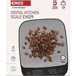 EV029 Digitální kuchyňská váha EV029, černá EMOS