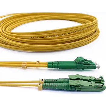 Síťový kabel Optický patch cord Optix 9/125 OS2 E2000-LC APC-APC duplex Délka: 1m