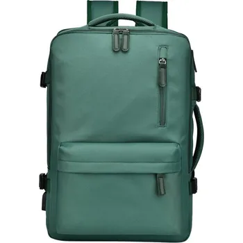 Městský batoh VSECHNONAMOBIL 87537 VSECHNONAMOBIL PV24 Cestovní batoh s přihrádkou na notebook zelený