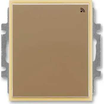 Elektroinstalační materiál ABB 3299E-A23108 25 Spínač s krátkocestným ovladačem přijímač RF signálu 868 MHz kávová-ledová opálová