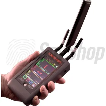 Bezpečnostní detektor Detektor BVS Yorkie-Pro - všesměrové a směrové antény, široký rozsah detekce mobilů 5G, AirTagů, GPS, Wi-Fi, Bluetooth, BLE Berkeley Varitronics Systems (BVS)