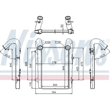 Chladič motoru Chladič turba NISSENS 97059