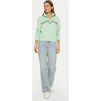 Pánská mikina Guess Jeans Mikina W5RQ25 K68I4 Zelená Regular Fit XL