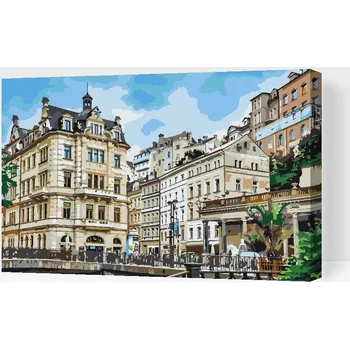 Malování podle čísel Painting Queens, Malování podle čísel, Karlovy Vary, 60 × 80 cm, vypnuté plátno na rám