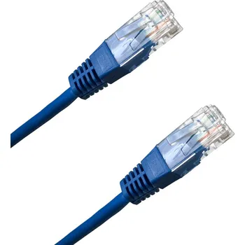 Síťový kabel Optix UTP patch kabel Cat.6, modrý Délka: 1m