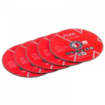 Brusný kotouč FLEX M-CD 76/1 INOX VE5 Tenké řezací kotouče (1 mm) na ušlechtilou ocel