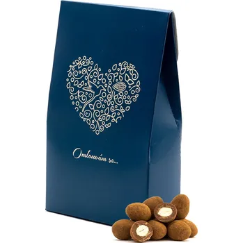 Čokoláda Dárková taštička s věnováním, petrolejová, 90g