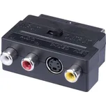 Emos K9304 Redukce SCART na 3x CINCH + SVHS adaptér