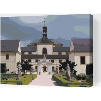 Malování podle čísel Painting Queens, Malování podle čísel, Zámek Kuks, 60 × 80 cm, bez rámu a bez vypnutí plátna