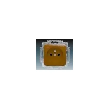 Stavebniny ABB 5598D-A2349H Zásuvka s ochranou před přepětím, hnědá