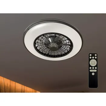Nástěnné svítidlo LED svítidlo OPAL + stropní ventilátor + dálkový ovladač 48W - LCL6341