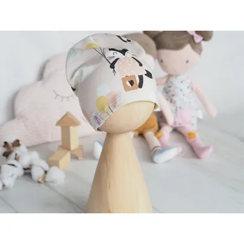 Kojenecká čepice Čepice jednovrstvá (Cutte Kittens) Velikost: 37–41 cm (2–4 měsíců)