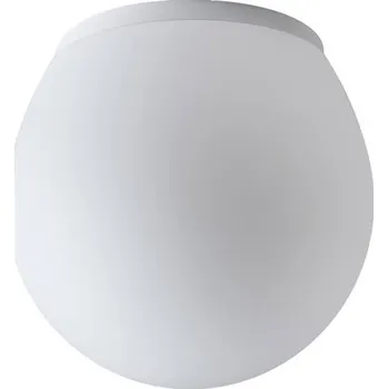 Přisazené svítidlo se skleněným stínidlem 45672 Osmont Orcus pro žárovky do 60W barva límce bílá