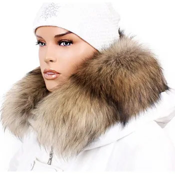 Kožešinový lem na kapuci - límec mývalovec M 42/33 (63 cm)