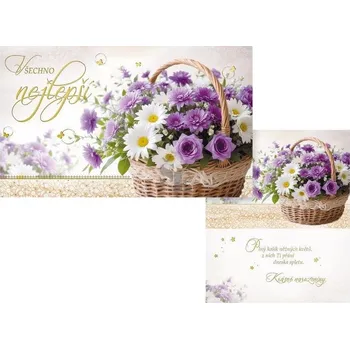 Blahopřání srdečné M11-560T s textem