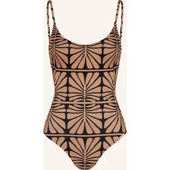 Dámské plavky Watercult Dámské Plavky Artisan Vibe, světle hnědá / černá, 40C