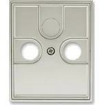 ABB 5011E-A00300 32 Time Kryt zásuvky televizní, rozhlasové a satelitní starostříbrná