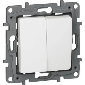 vypínač NILOE bílý spínač číslo 6+6 664702