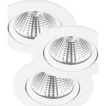 Nordlux NL 47580101 NORDLUX 47580101 Fremont 3-Kit 2700K - Sada 3 zápustných LED svítidel 2700K, bílá